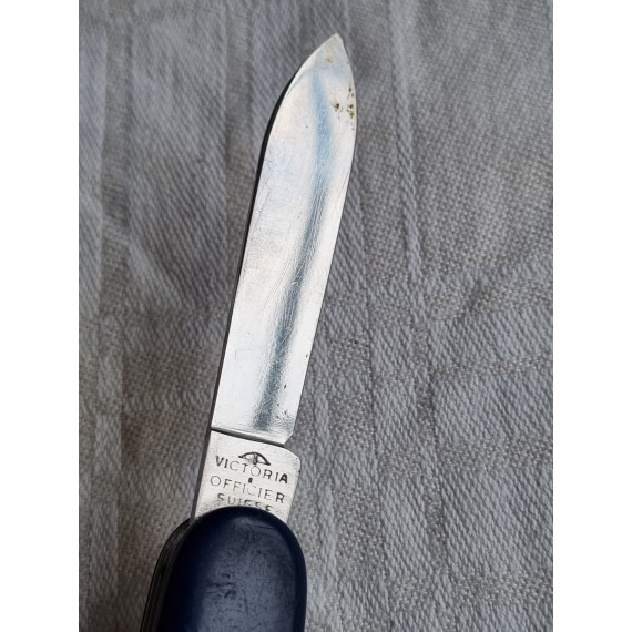 Victorinox lommekniv, rustikk blå fl kniver og vinopptrekker, fra Wilhelmsen Lines