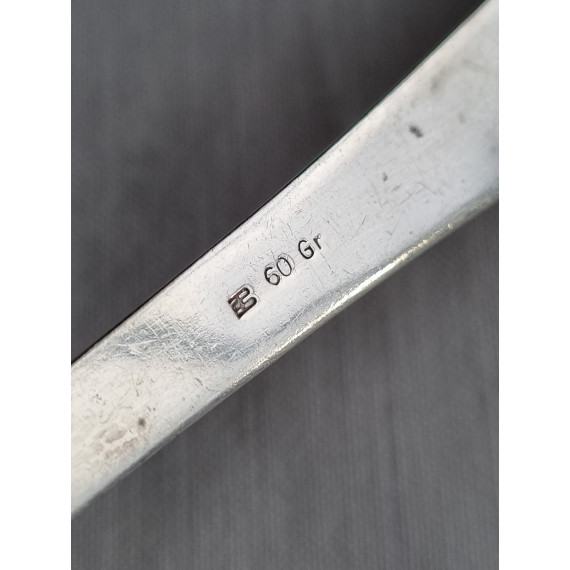 Silhouet gaffel, sølvplett, ca 18 cm