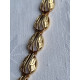 585 gult gull armbånd, armlenke, ca 19 cm lukket, 13,95 gram
