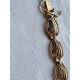 585 gult gull armbånd, armlenke, ca 19 cm lukket, 13,95 gram