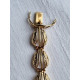 585 gult gull armbånd, armlenke, ca 19 cm lukket, 13,95 gram