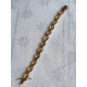 585 gult gull armbånd, armlenke, ca 19 cm lukket, 13,95 gram