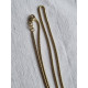 Slangekjede, halskjede i gull, ca 45 cm langt