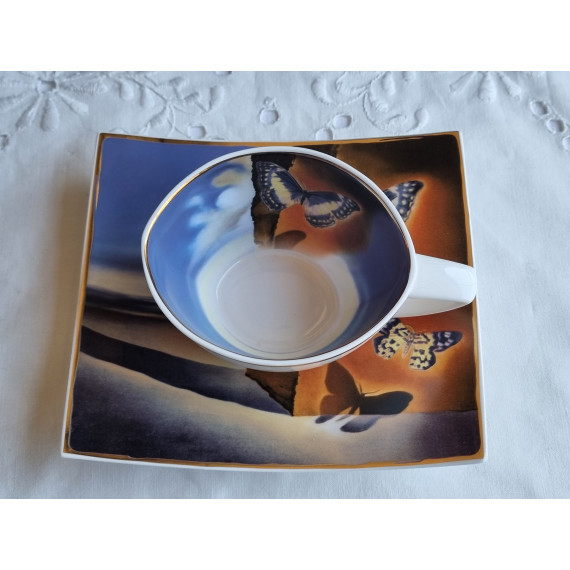 Goebel - Salvador Dali, kopp og tallerken, ubrukt
