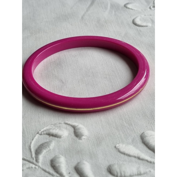 Ubrukt armbånd fra 1980 til 1990-tallet, cerise, rosa