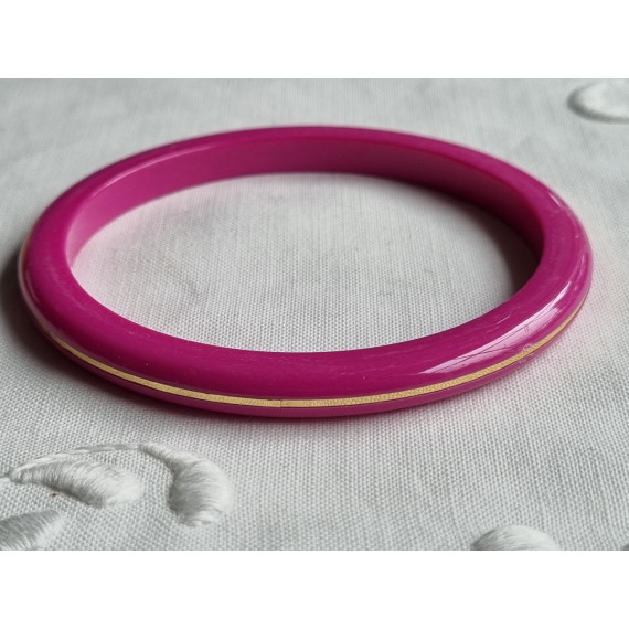 Ubrukt armbånd fra 1980 til 1990-tallet, cerise, rosa