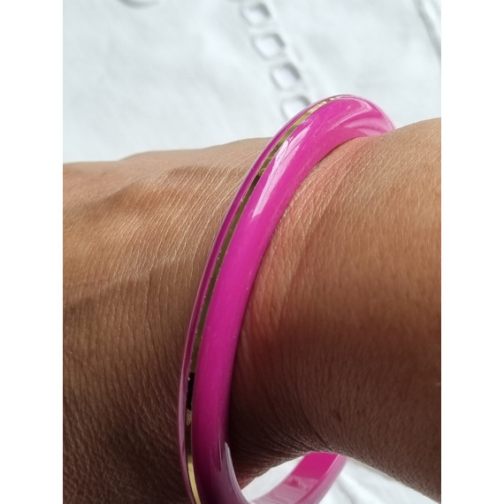 Ubrukt armbånd fra 1980 til 1990-tallet, cerise, rosa