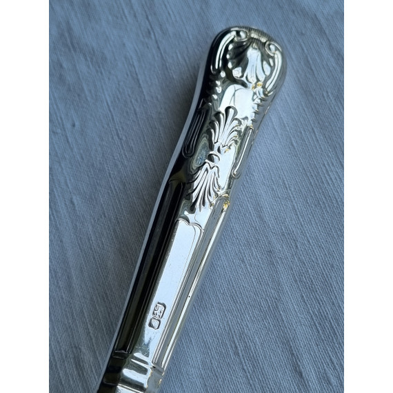 Kings Pattern kniv i 925 sølv, helt ny, ubrukt ca 24,5 cm