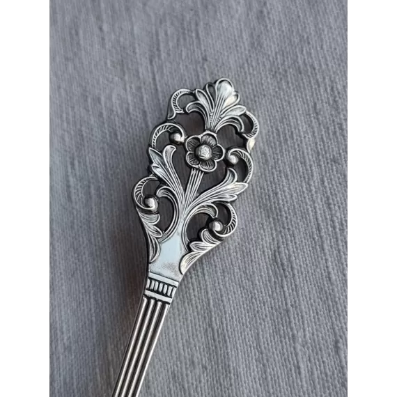 Viking Rose koldgaffel, smørgaffel i 925S, ca 10,6 cm