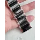 Nydelig sølv emalje armbånd, i sort og rødt, fra Einar Modahl, ca 18,5 cm, lukket