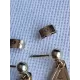 Nydelig par Aks 585 gull øredobber, L ca 3,5 cm, 3,88 gram