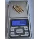 Nydelig par Aks 585 gull øredobber, L ca 3,5 cm, 3,88 gram