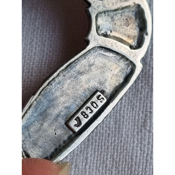 Klassiske skospenner, som kan passe til mange typer bunadsko, 5,5 x 4,5 cm