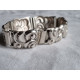 Nydelig leddet armbånd i 830 sølv, fra David-Andersen, fra 1940-tallet