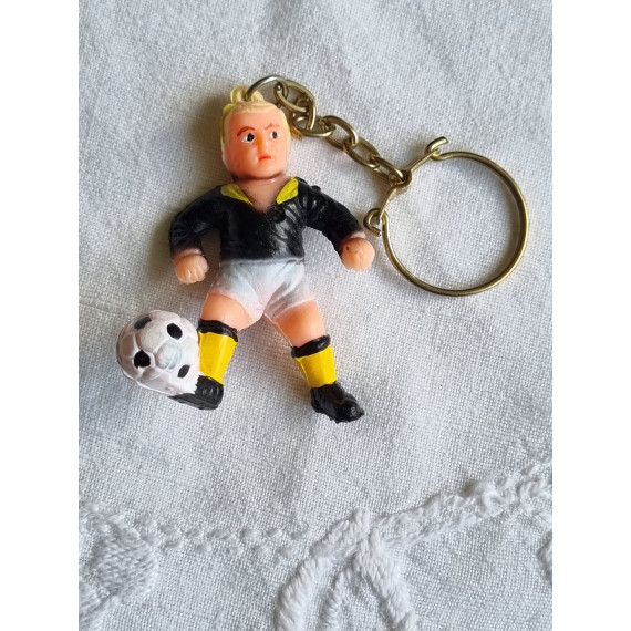 Ubrukt nøkkelring, fotballspiller fra 1970-tallet