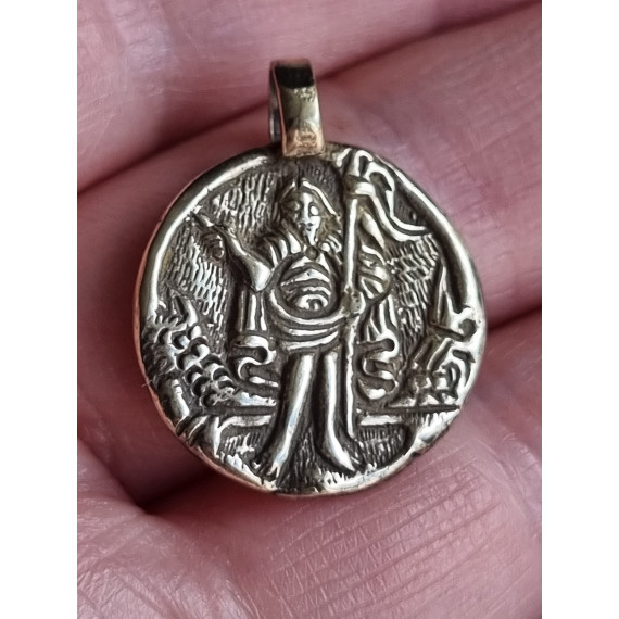 Sjeldent anheng fra David-Andersen, i forgylt 925S