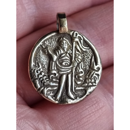 Sjeldent anheng fra David-Andersen, i forgylt 925S