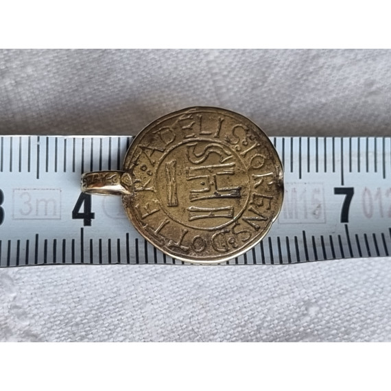 Sjeldent anheng fra David-Andersen, i forgylt 925S