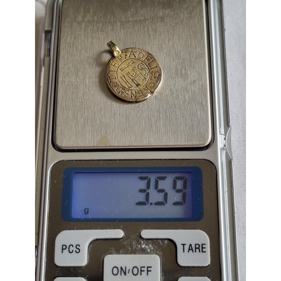 Sjeldent anheng fra David-Andersen, i forgylt 925S