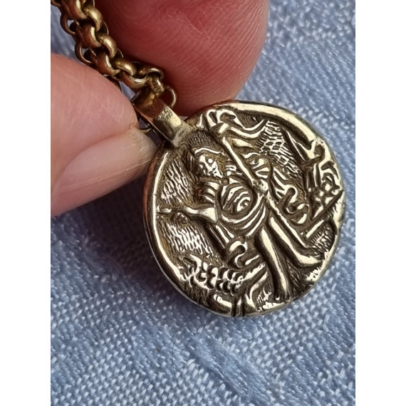 Sjeldent anheng fra David-Andersen, i forgylt 925S