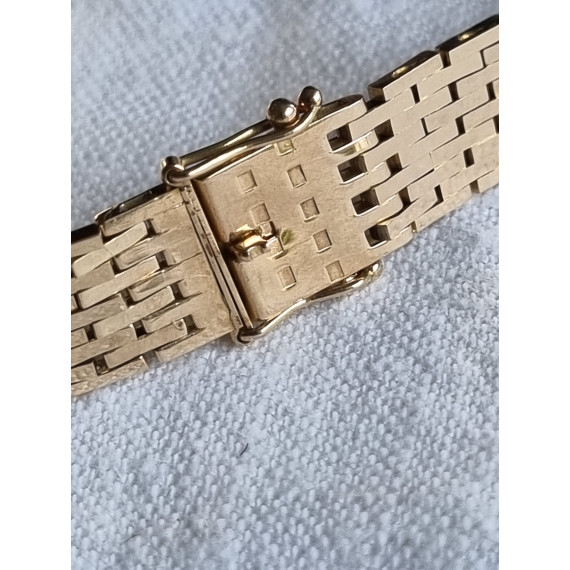 Mursteins armbånd i 585, 14 karat gult gull, nytt og ubrukt, 9 rekker, 18,8 gram