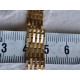 Mursteins armbånd i 585, 14 karat gult gull, nytt og ubrukt, 9 rekker, 18,8 gram