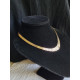 Mursteins halskjede i 585, 14 karat gult gull, ca 41,5 cm lukket, antatt ubrukt, 29,4 gram