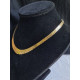Mursteins halskjede i 585, 14 karat gult gull, ca 41,5 cm lukket, antatt ubrukt, 29,4 gram
