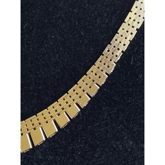 Mursteins halskjede i 585, 14 karat gult gull, ca 41,5 cm lukket, antatt ubrukt, 29,4 gram