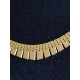 Mursteins halskjede i 585, 14 karat gult gull, ca 41,5 cm lukket, antatt ubrukt, 29,4 gram