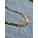 Mursteins halskjede i 585, 14 karat gult gull, ca 41,5 cm lukket, antatt ubrukt, 29,4 gram