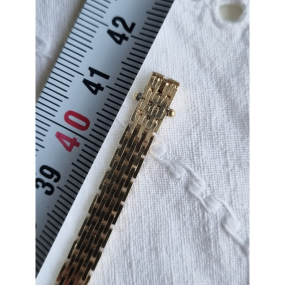 Mursteins halskjede i 585, 14 karat gult gull, ca 41,5 cm lukket, antatt ubrukt, 29,4 gram