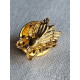 Ubrukt vintage Corocraft clutch pin, liten smykke brosje, pin, forgylt herlig bille