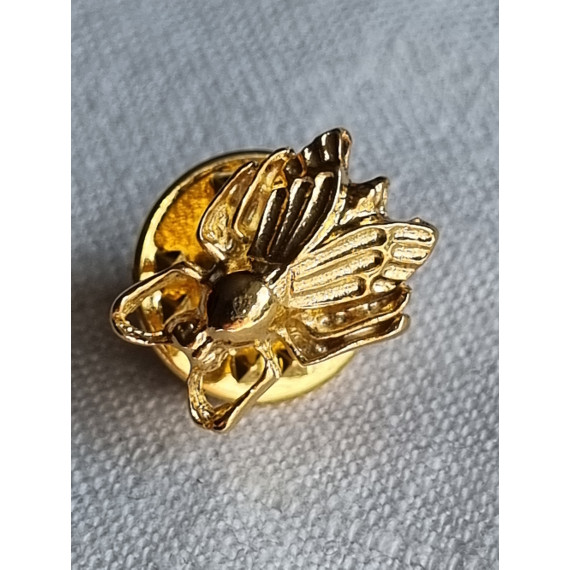 Ubrukt vintage Corocraft clutch pin, liten smykke brosje, pin, forgylt herlig bille
