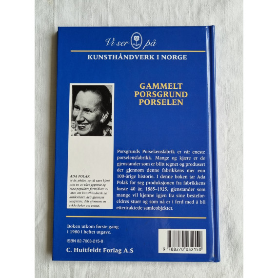 Bok Gammelt Porsgrund porselen, Ada Polak