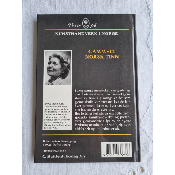 Bok Gammelt norsk tinn, Anna-Stina Hals