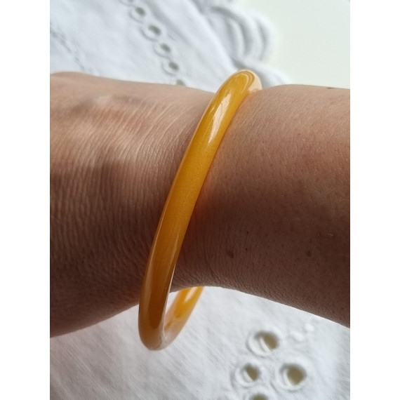 Ubrukt armbånd fra 1980 til 1990-tallet, oker gult