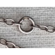 Nydelig hals collier smykke i 925 S, med granater, ca 46,5 cm, eller 44,5 cm langt