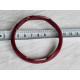 Ubrukt armbånd fra 1980 til 1990-tallet, burgunder, med vri form
