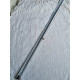 Sølv halskjede, ca 42 cm med anheng klassisk diamant imitasjon, krystall i 925 S
