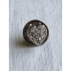 Ubrukt vintage selskaps pin, liten smykke brosje, pin, forsølvet hjerte med steiner