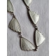 Sølv emalje smykke, halskjede, hals collier i 925S, OXO, Hans Christian Østrem