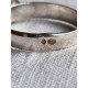 Enkel, og eldre ring i 830 sølv, signet ring