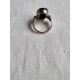 Antatt bijouteri ring, godt laget med stor imitert blodstein, strl 58