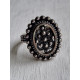 Helt særegen steampunk ring i 925 sølv, fra Design Knut P, strl 53,5