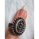 Helt særegen steampunk ring i 925 sølv, fra Design Knut P, strl 53,5