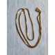 Flott Veneziansk halskjede i 585, 14k gult gull, ca 42 cm, 1,25 mm bredt, 4,38 gram