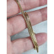 Flott Veneziansk halskjede i 585, 14k gult gull, ca 42 cm, 1,25 mm bred, 4,38 gram
