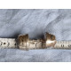 Fantastisk antikk filigran halsknapp i sølv, 1800-tallet, mrk 12L