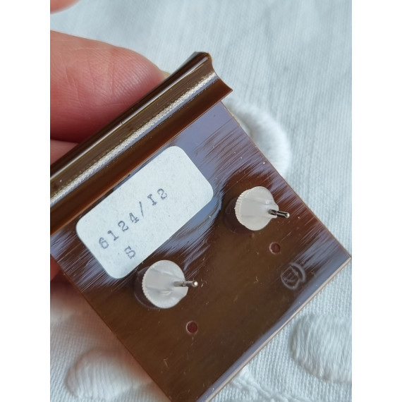 Vintage Corocraft øredobber, ubrukte små sølvfargede kuler
